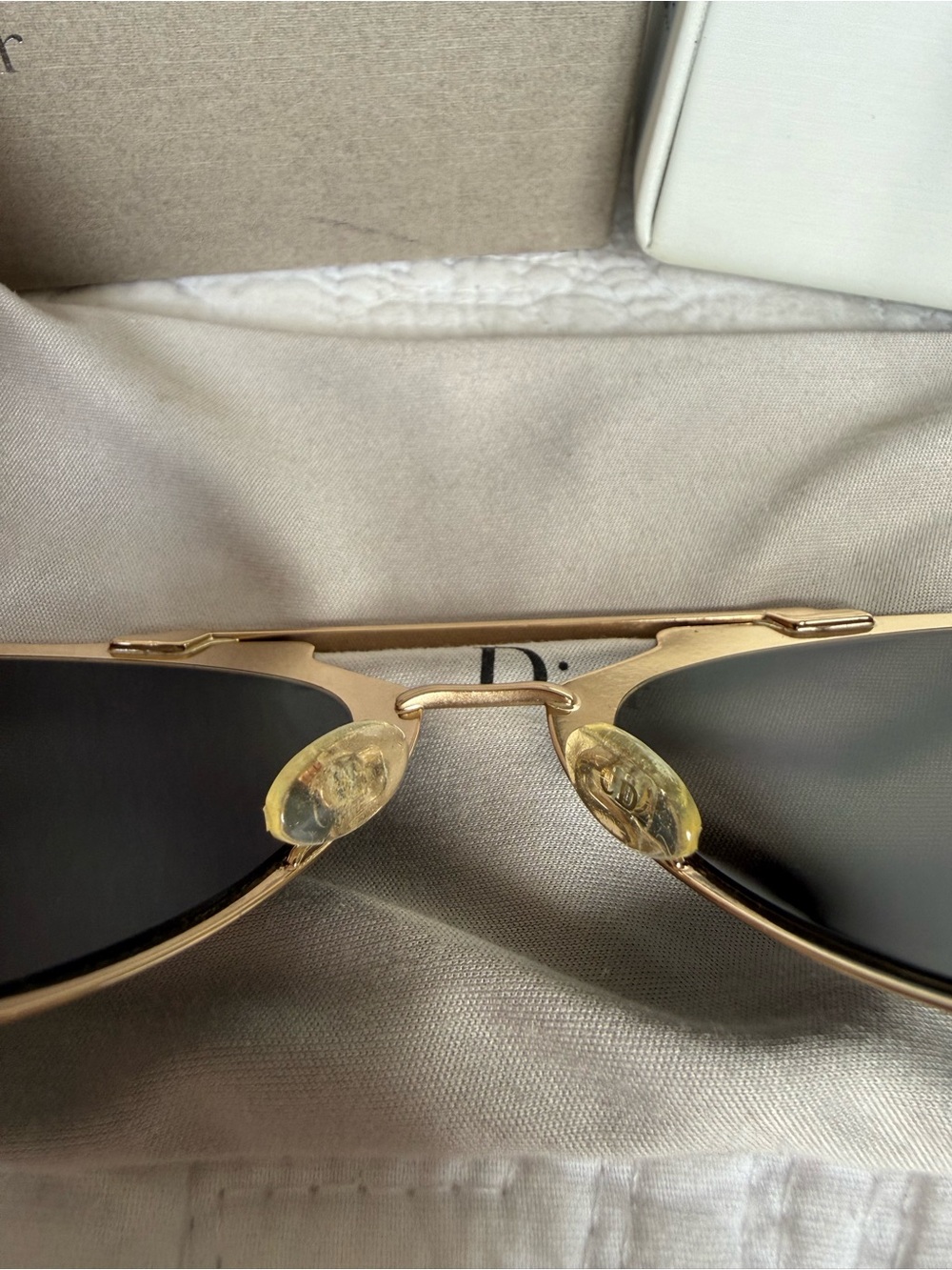 Christian Dior Reflected Aviator Sunglasses - Gold & Tortoise (52-21-140) - Picture 8 of 10